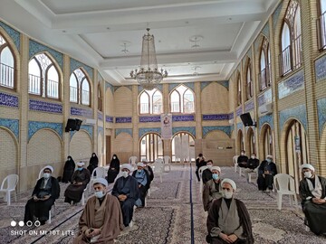 تصاویر/ تجلیل از طلاب و روحانیون جهادی کرمان