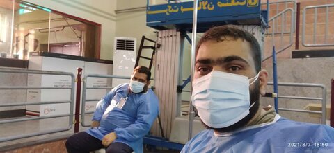 تصاویر/ فعالیت جهادی طلاب مدرسه علمیه فیضیه مازندران در بیمارستان صحرائی شهرستان بابل