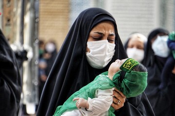 تصاویر/ اجتماع شیرخوارگان حسینی در حرم حضرت معصومه(س)