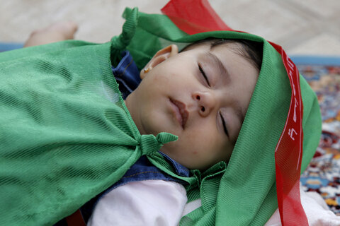 تصاویر / مراسم شیرخوارگان حسینی در استان قزوین
