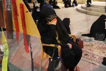 تصاویر/ مراسم عزاداری در هیئت انصارالمهدی(عج) یزد