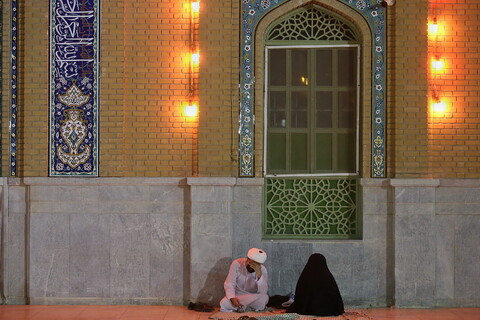 تصاویر/ مراسم عزاداری شب ششم محرم در مسجد مقدس جمکران