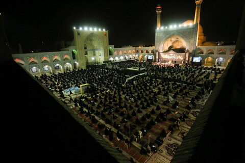 تصاویر/ مراسم هشتم محرم مسجد جامع اصفهان