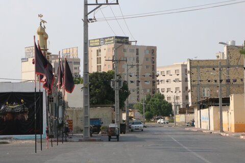 تصاویر/حال و هوای شهر بندرعباس در ماه محرم