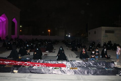 تصاویر/عزاداری مراسم تاسوعای حسینی در جوار شهدای گمنام بندرعباس