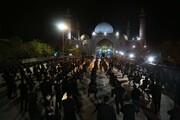 تصاویر/ عزادادی شب عاشورای حسینی در امامزاده شاه جمال(ع)