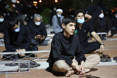 تصاویر/ عزاداری شب عاشورای حسینی در مسجد امام حسن عسکری پردیسان