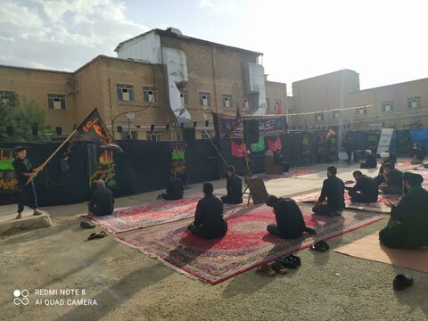 تصاویر/ مراسم عاشورای حسینی در مدرسه علمیه امام صادق (ع) قروه