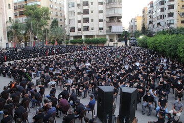 عزاداری روز عاشورا در مناطق مختلف لبنان برگزار شد + تصاویر