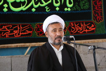 تصاویر / مراسم عزاداری خانواده شهدای فاطمیون در مصلای پردیسان قم