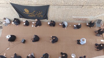 فیلم| روضه خانگی در فضای باز کوچه و محله در شهر احمدآباد اردکان