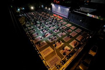 تصاویر/ شب اول مراسم عزاداری اباعبدالله(ع) در هیئت هنر و رسانه استان قم