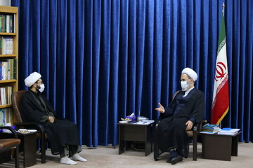 تصویر/ دیدار مدیر حوزه علمیه استان فارس با آیت الله اعرافی