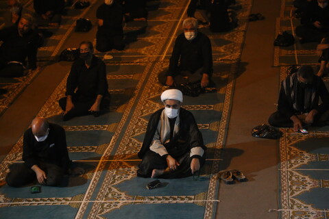 تصاویر/ مراسم عزاداری اباعبدالله الحسین(ع) در مسجد فاطمه الزهرا (س) بنیاد