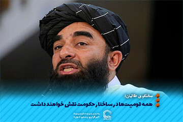 عکس نوشت | همه قومیت‌ها در ساختار حکومت نقش خواهند داشت