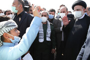 تصاویر/ دیدار صمیمی رئیس جمهور با عشایر دشت آزادگان