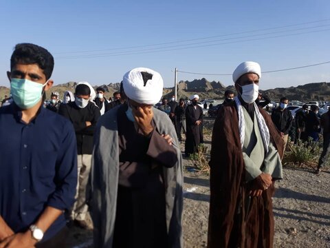 گزارش تصویری/مراسم خاکسپاری حجت الاسلام والمسلمین جهانگیری مدیر حوزه علمیه خواهران استان هرمزگان