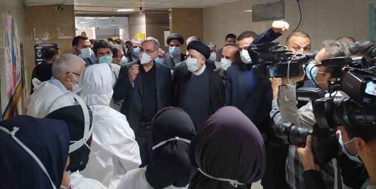 بازدید رئیس جمهور از بیمارستان رازی اهواز | دستور رفع فوری کمبودهای بهداشتی و درمانی خوزستان