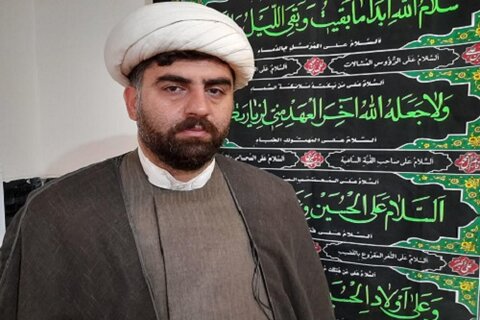 حجت الاسلام ابوالفضل نجادی مدیر مدرسه علمیه مشکات کرمانشاه