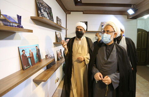 تصاویر/ بازدید رئیس سازمان نشر آثار و ارزش‌های مشارکت روحانیت در دفاع مقدس