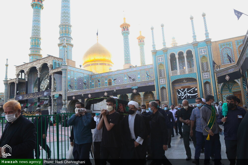 بالصور/ تشييع جثمان آية الله محمد علي فيض الجيلاني بقم المقدسة