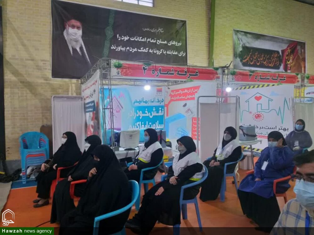 مرکز تجمیعی واکسیناسیون شهید علی هاشمی در شرق اهواز به بهره‌برداری رسید