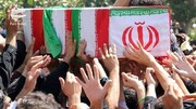 پیکر شهید مدافع حرم «محمد اینانلو» در کرج تشییع می‌شود