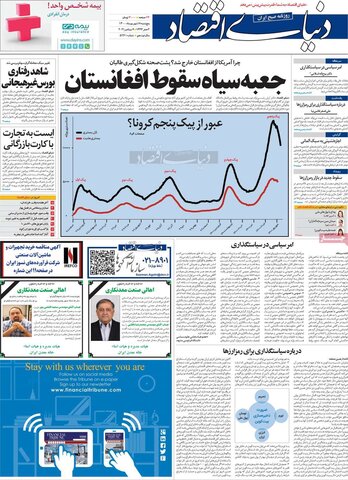 صفحه اول روزنامه‌های پنج شنبه 18 شهریور ۱۴۰۰