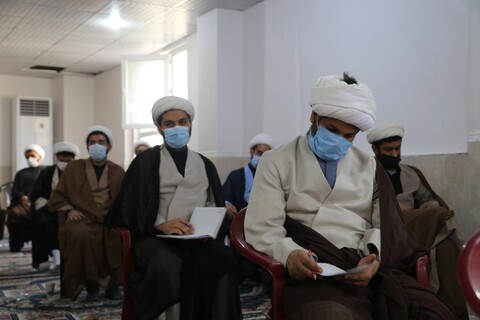 تصاویر/ نشست معاونان پژوهش مدارس علمیه خوزستان