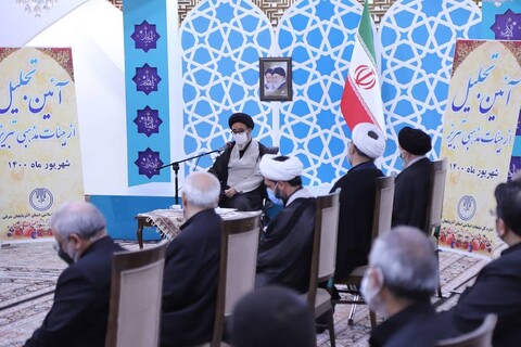 تصاویر / مراسم تجلیل از هیئت های حسینی تبریز