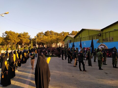 تصاویر/ گرامیداشت  شهدای عملیات کربلای ۲ و ۳ فتح ۱۰ و عملیات قادر در گلستان شهدای اصفهان