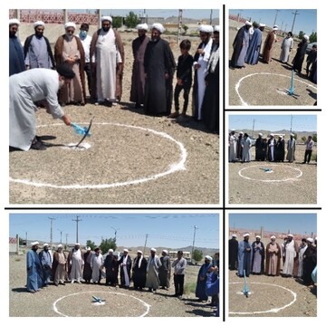 کلنگ زنی موقوفات مدرسه علمیه بشاگرد