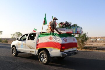 پیکر شهید حاج محمدسنایی نوش آبادی در کاشان تشییع شد