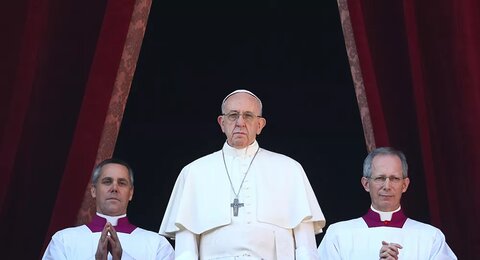 پاپ فرانسیس رهبر مسیحیان کاتولیک جهان