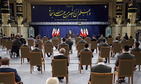 دیدار قهرمانان المپیک و پارالمپیک ایران در بازی‌های ۲۰۲۰ توکیو با رهبر معظم انقلاب