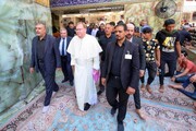 ممثل الفاتيكان يتشرف بزيارة مرقد أمير المؤمنين (ع)