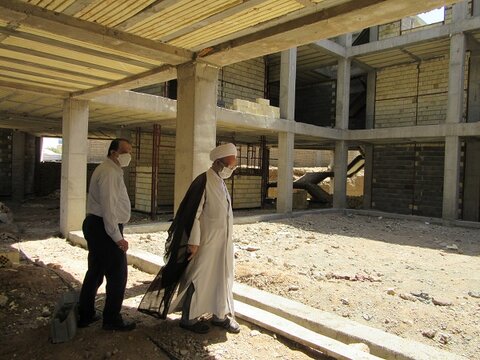 بازدید از پروژه ساختمان مدرسه علمیه ریحانه الرسول (س) یزد