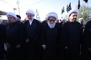 آيۃ اللہ العظمى حافظ بشير حسين نجفي کربلاء مقدسہ پاپیادہ جانے والے زائرین کے ہمراہ