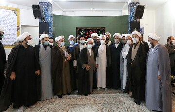 تصاویر/ نشست مدیران مدارس علمیه استان البرز با حضور آیت الله اعرافی در مدرسه علمیه امام صادق(ع) کرج