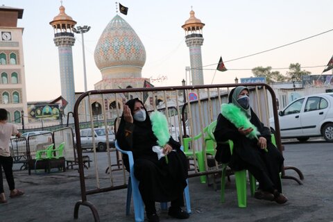 تصاویر| فعالیت موکب حرم حضرت سیدعلاالدین حسین(ع) در بین الحرمین شیراز