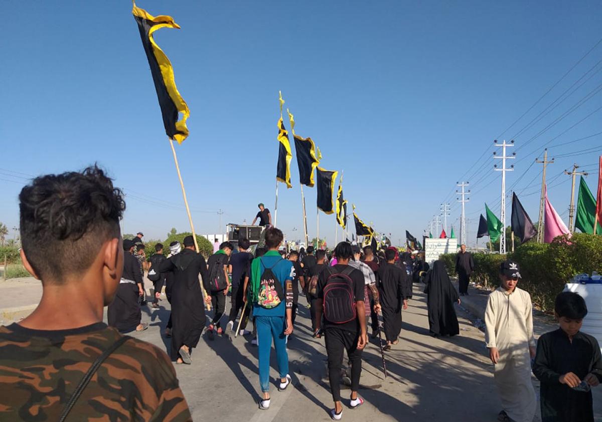 بالصور/ حشودُ الزائرين نحو كربلاء المقدّسة