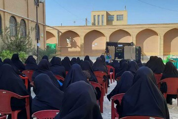 تصاویر/ مراسم سوگواری اربعین حسینی در مدرسه علمیه الزهرا(س) یزد