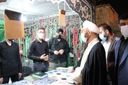 تصاویر/ بازدید تولیت حرم مطهر شاهچراغ(ع) از مواکب حسینی در بین الحرمین شیراز