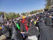 پیاده روی جاماندگان اربعین حسینی در یاسوج برگزار شد + فیلم