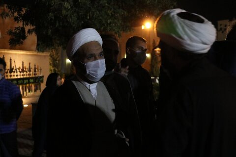 تصاویر| بازدید تولیت حرم مطهر شاهچراغ(ع) از مواکب حسینی در بین الحرمین شیراز
