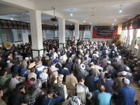 مراسم اربعین حسینی در مسجد جامع مرکز فقهی ائمه اطهار (ع) کابل