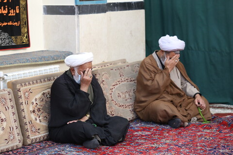 تصاویر / مراسم عزاداری اربعین حسینی با حضور آیت الله العظمی مکارم شیرازی