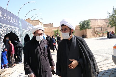 تصاویر| بازدید مدیر حوزه علمیه فارس از مواکب حسینی در بین الحرمین شیراز