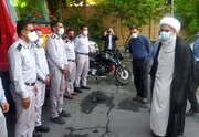 بازدید نماینده ولی فقیه در بوشهر از ایستگاه آتش نشانی