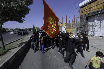 پیاده‌روی جاماندگان اربعین در ۲۳ نقطه استان بوشهر برگزار شد